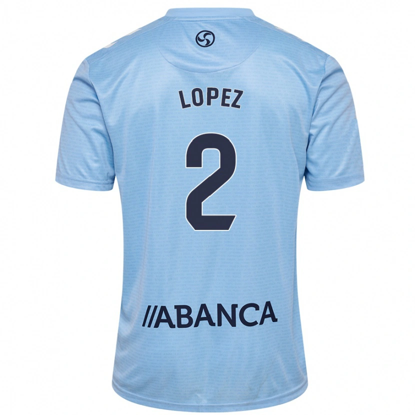 Danxen Men Iván López #2 Sky Blue Home Jersey 2024/25 T-Shirt