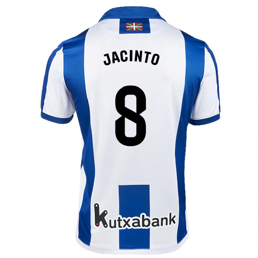 Danxen Men Andreia Jacinto #8 White Blue Home Jersey 2024/25 T-Shirt