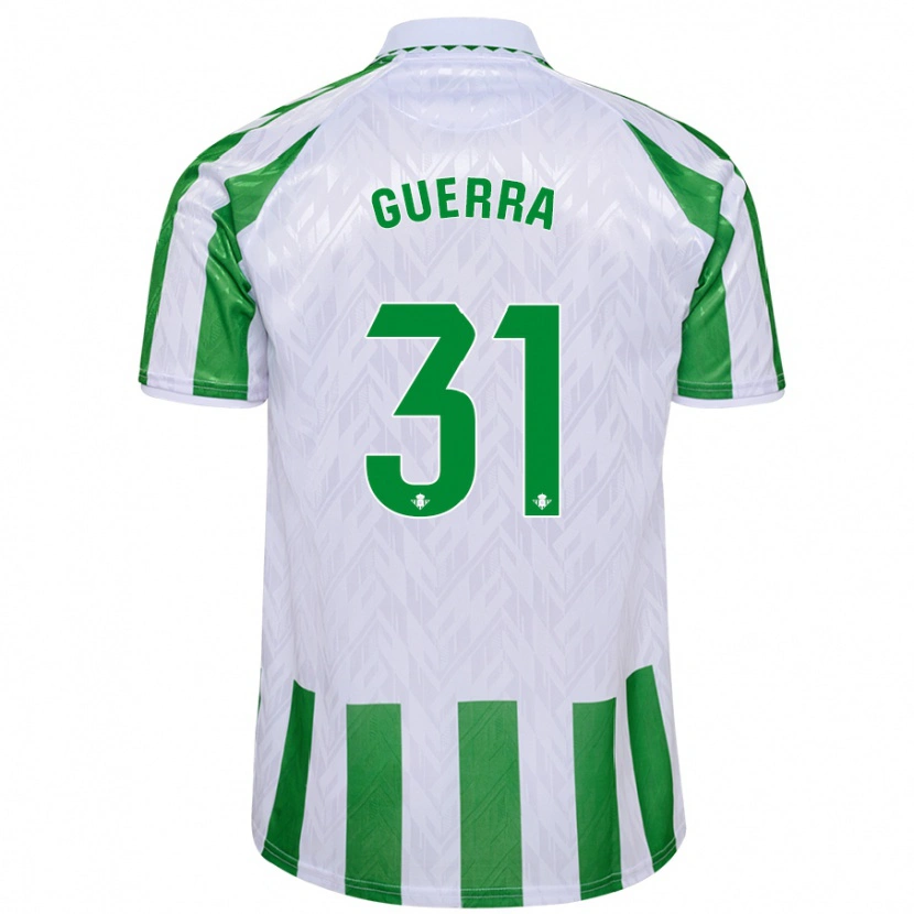 Danxen Men Ana Guerra Morcillo #31 Green White Stripes Home Jersey 2024/25 T-Shirt