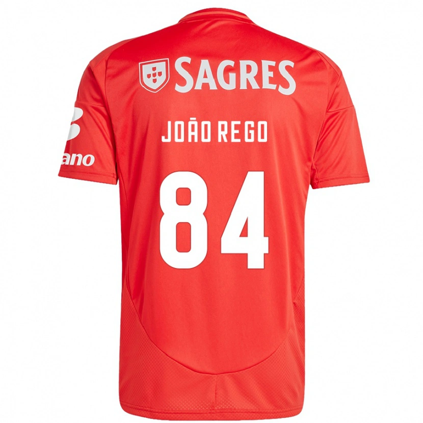 Danxen Men João Rêgo #84 Red White Home Jersey 2024/25 T-Shirt