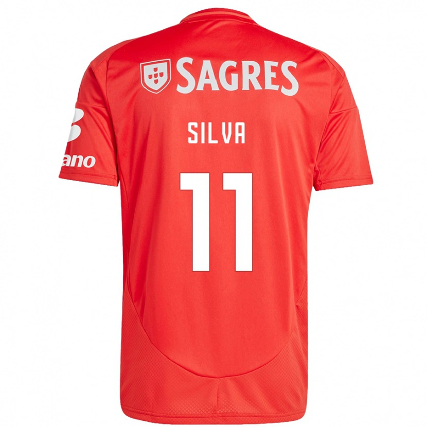 Danxen Men Jéssica Silva #11 Red White Home Jersey 2024/25 T-Shirt