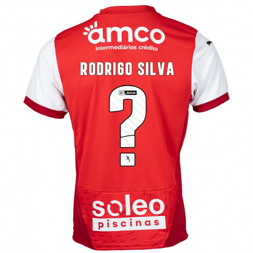 Danxen Men Rodrigo Silva #0 Red White Home Jersey 2024/25 T-Shirt