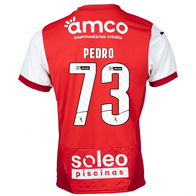 Danxen Men Zé Pedro #73 Red White Home Jersey 2024/25 T-Shirt