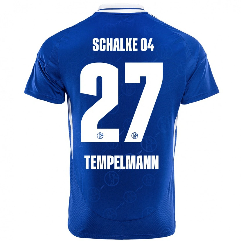 Danxen Men Lino Tempelmann #27 Royal Blue Home Jersey 2024/25 T-Shirt