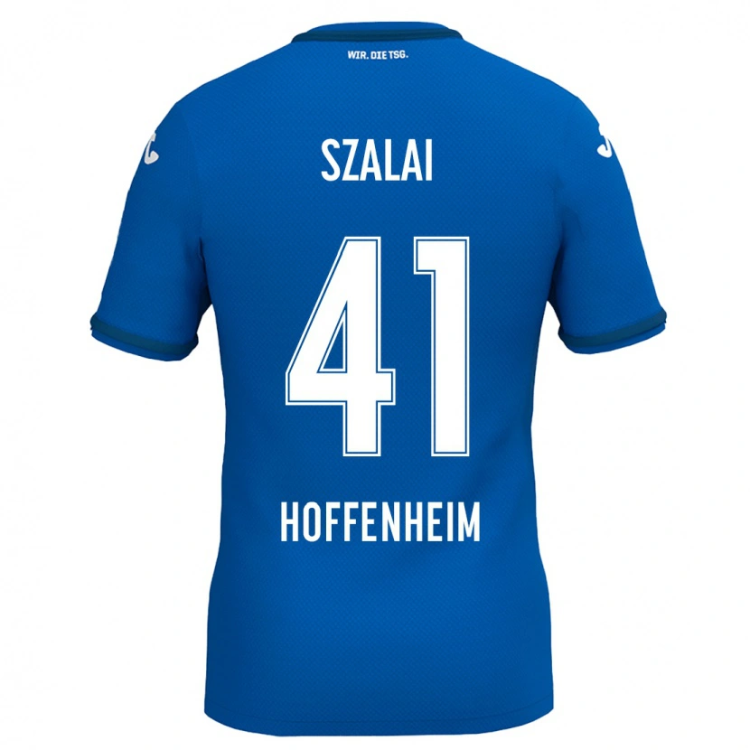 Danxen Men Attila Szalai #41 Royal Blue Home Jersey 2024/25 T-Shirt