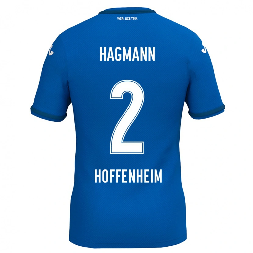 Danxen Men Felix Hagmann #2 Royal Blue Home Jersey 2024/25 T-Shirt