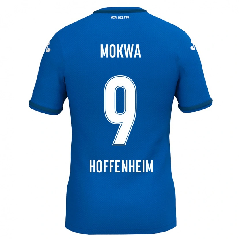 Danxen Men David Mokwa #9 Royal Blue Home Jersey 2024/25 T-Shirt