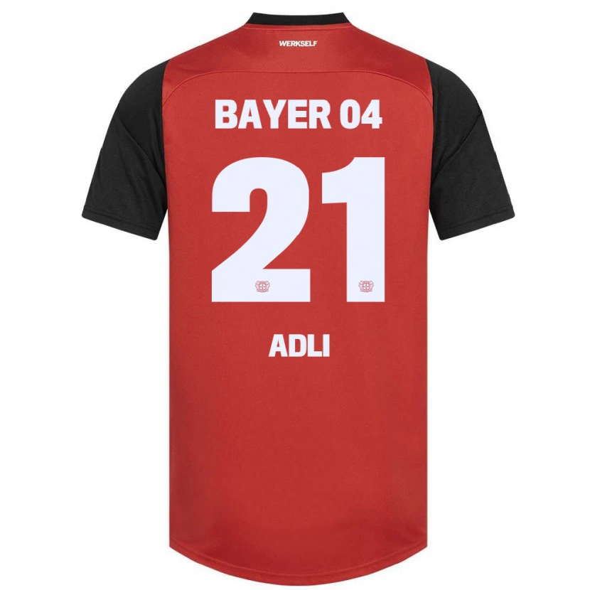 Danxen Men Amine Adli #21 Red Black Home Jersey 2024/25 T-Shirt