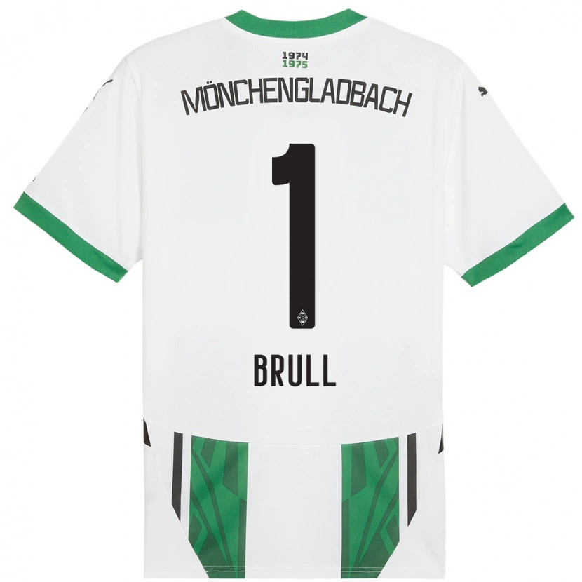 Danxen Men Maximilian Brüll #1 White Green Home Jersey 2024/25 T-Shirt