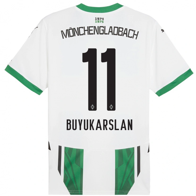 Danxen Men Oguzcan Büyükarslan #11 White Green Home Jersey 2024/25 T-Shirt