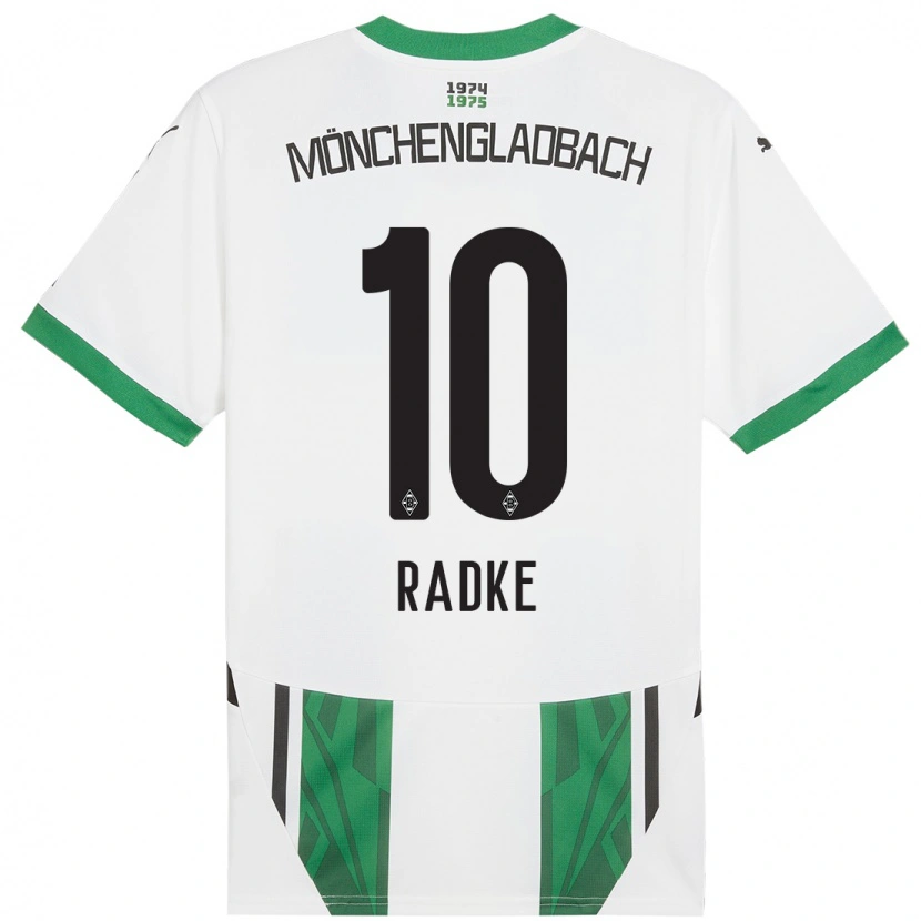 Danxen Men Laura Radke #10 White Green Home Jersey 2024/25 T-Shirt