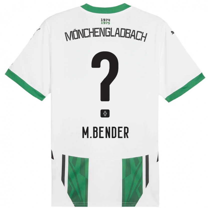 Danxen Men Maurice Bender #0 White Green Home Jersey 2024/25 T-Shirt