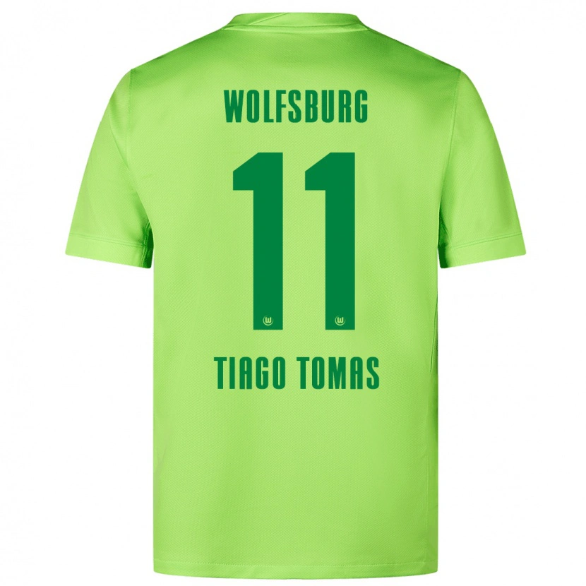 Danxen Men Tiago Tomás #11 Fluorescent Green Home Jersey 2024/25 T-Shirt