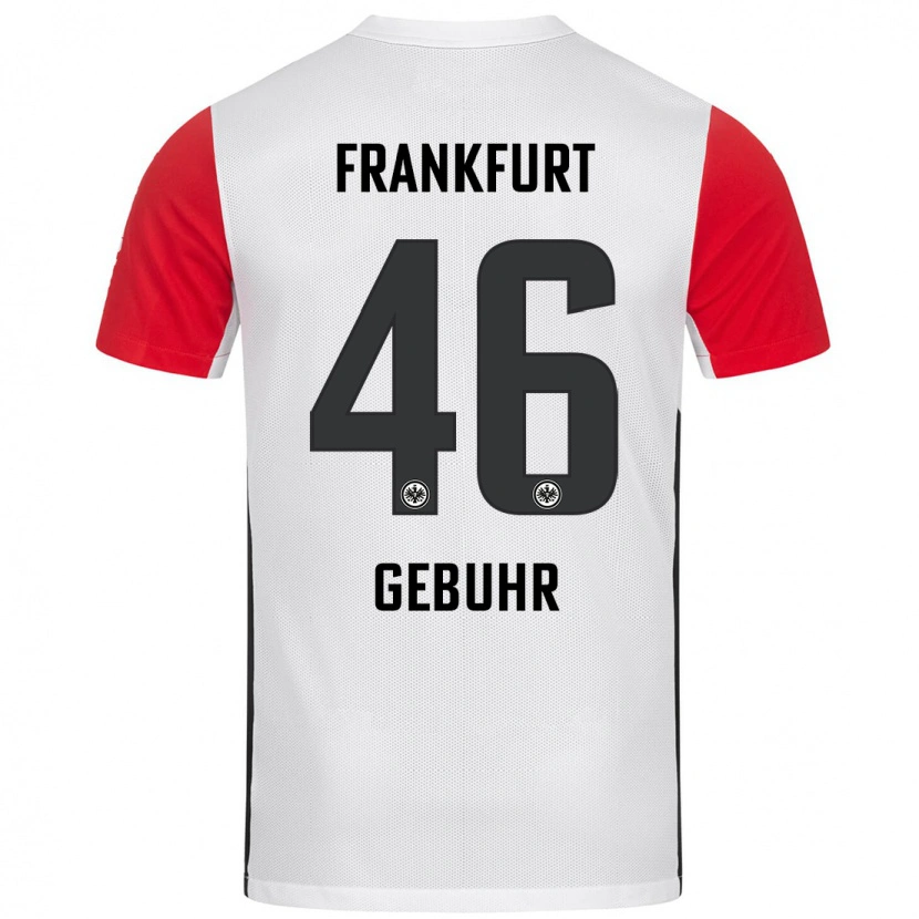 Danxen Men Dario Gebuhr #46 White Red Home Jersey 2024/25 T-Shirt