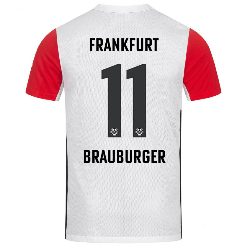 Danxen Men Maximilian Brauburger #11 White Red Home Jersey 2024/25 T-Shirt