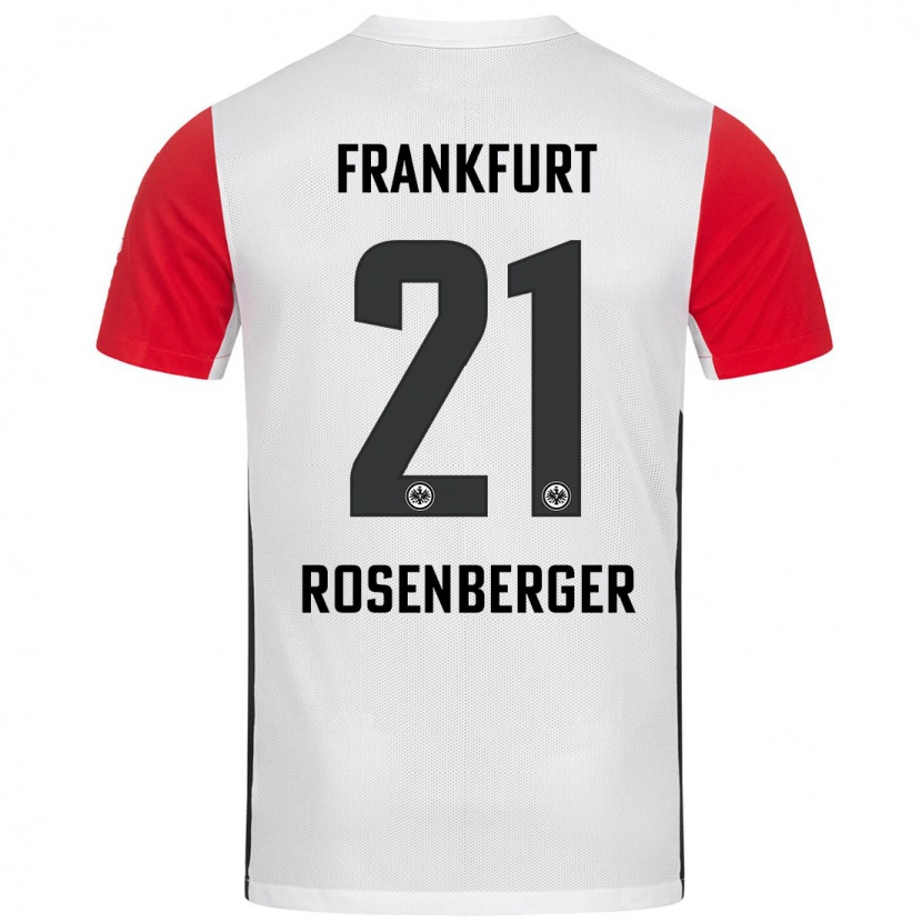 Danxen Men Robin Rosenberger #21 White Red Home Jersey 2024/25 T-Shirt