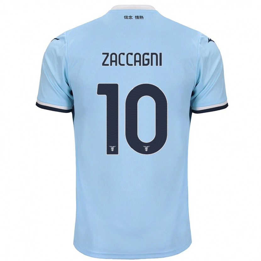 Danxen Men Mattia Zaccagni #10 Blue Home Jersey 2024/25 T-Shirt