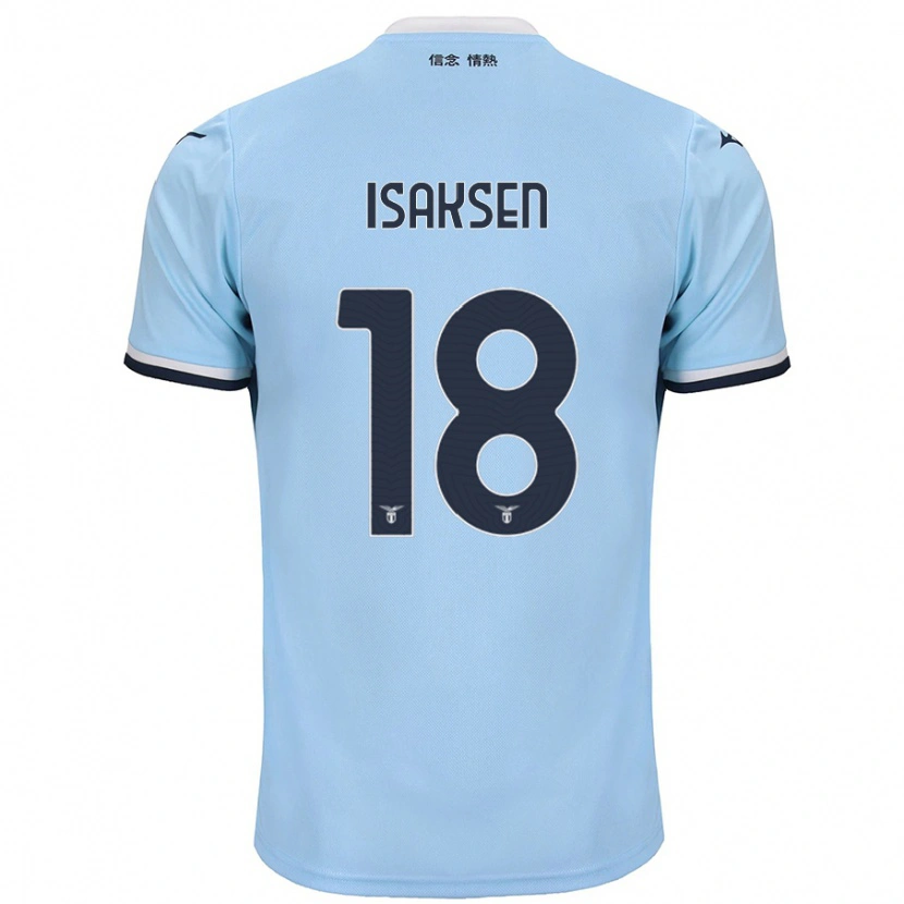 Danxen Men Gustav Isaksen #18 Blue Home Jersey 2024/25 T-Shirt