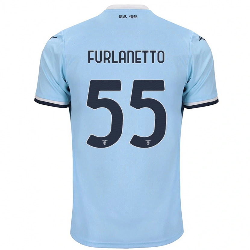 Danxen Men Alessio Furlanetto #55 Blue Home Jersey 2024/25 T-Shirt