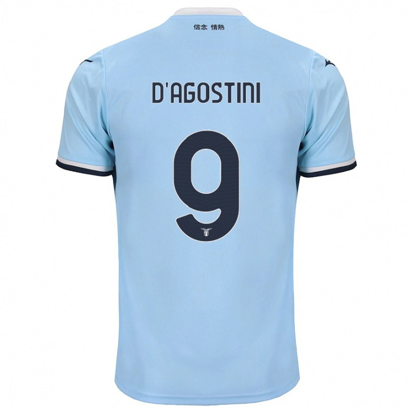 Danxen Men Lorenzo D'agostini #9 Blue Home Jersey 2024/25 T-Shirt