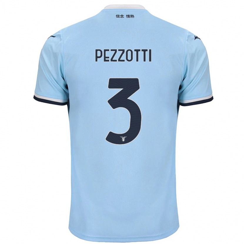 Danxen Men Arianna Pezzotti #3 Blue Home Jersey 2024/25 T-Shirt