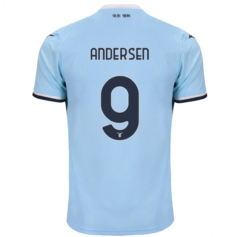 Danxen Men Signe Holt Andersen #9 Blue Home Jersey 2024/25 T-Shirt