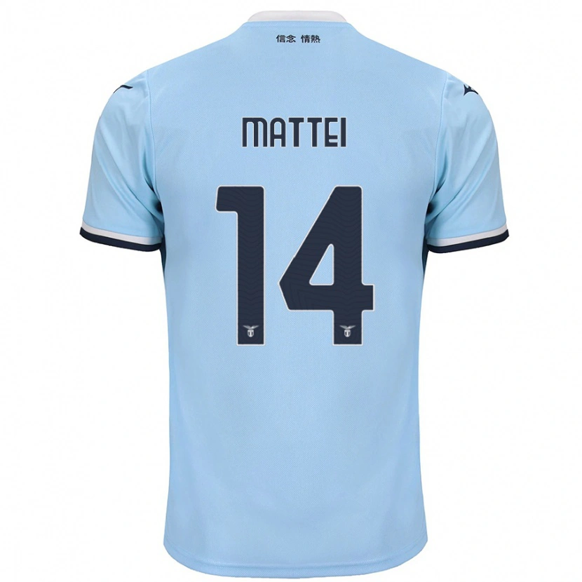 Danxen Men Sarah Mattei #14 Blue Home Jersey 2024/25 T-Shirt