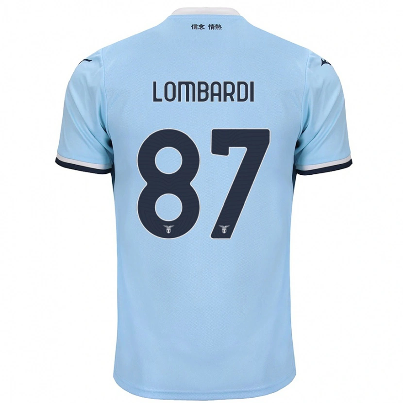 Danxen Men Cristiano Lombardi #87 Blue Home Jersey 2024/25 T-Shirt