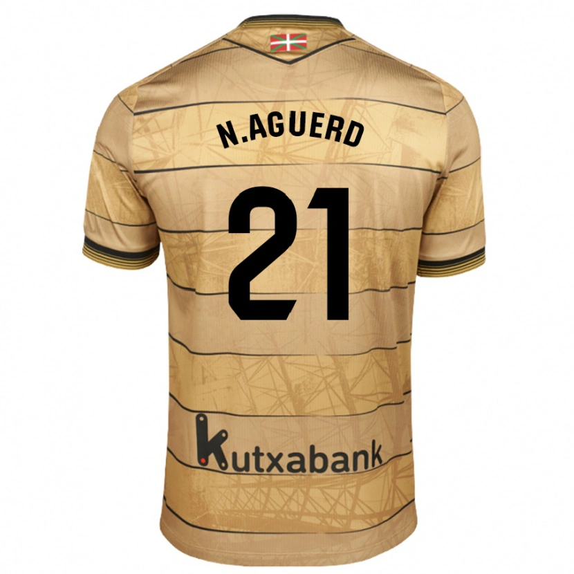 Danxen Men Nayef Aguerd #21 Black White Away Jersey 2024/25 T-Shirt