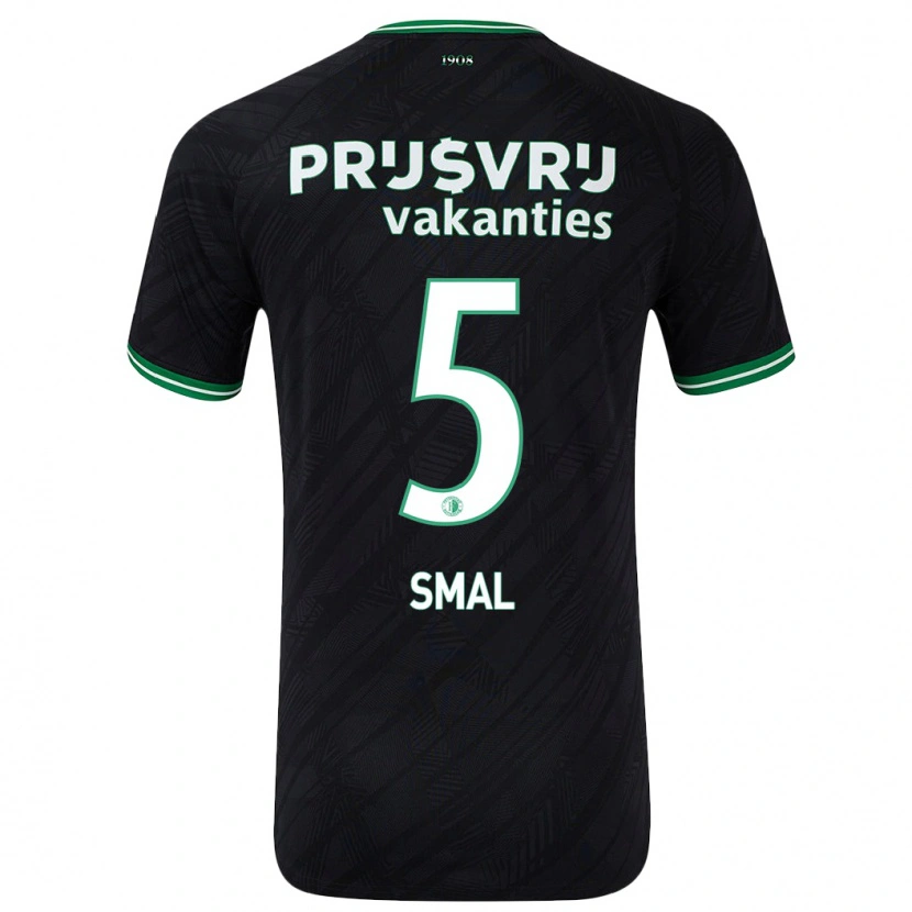 Danxen Men Gijs Smal #5 Black Green Away Jersey 2024/25 T-Shirt