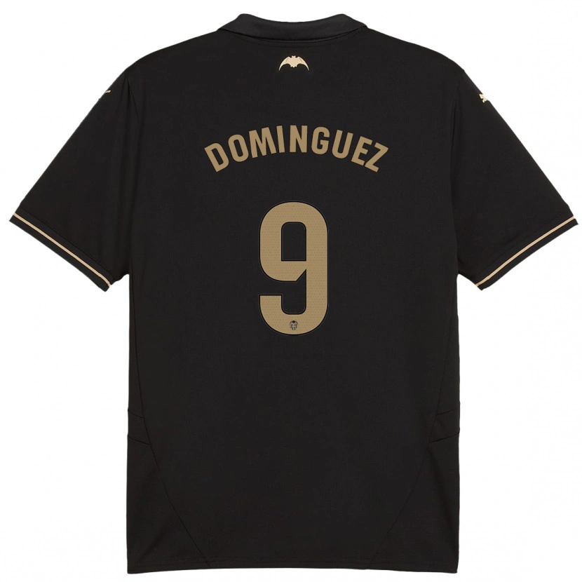 Danxen Men Mario Dominguez #9 Black Away Jersey 2024/25 T-Shirt