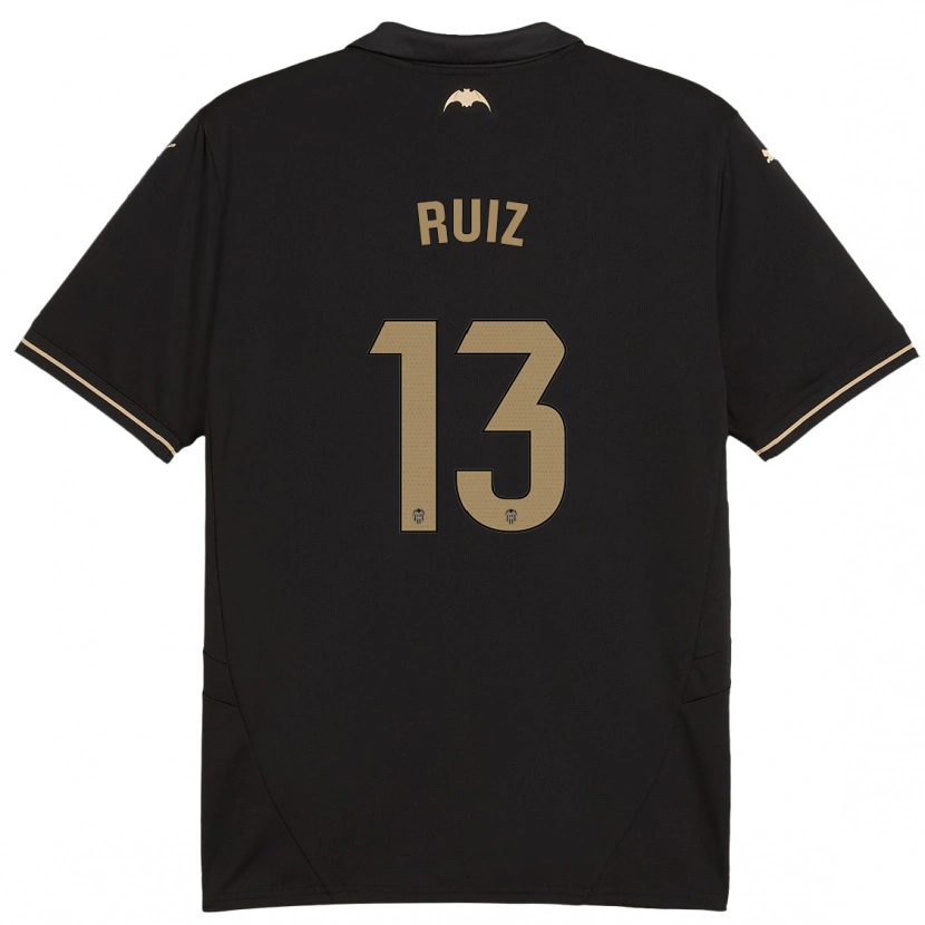 Danxen Men Nil Ruiz #13 Black Away Jersey 2024/25 T-Shirt