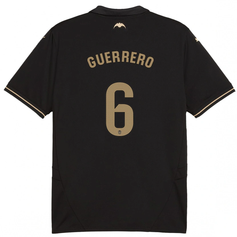 Danxen Men Paula Guerrero #6 Black Away Jersey 2024/25 T-Shirt