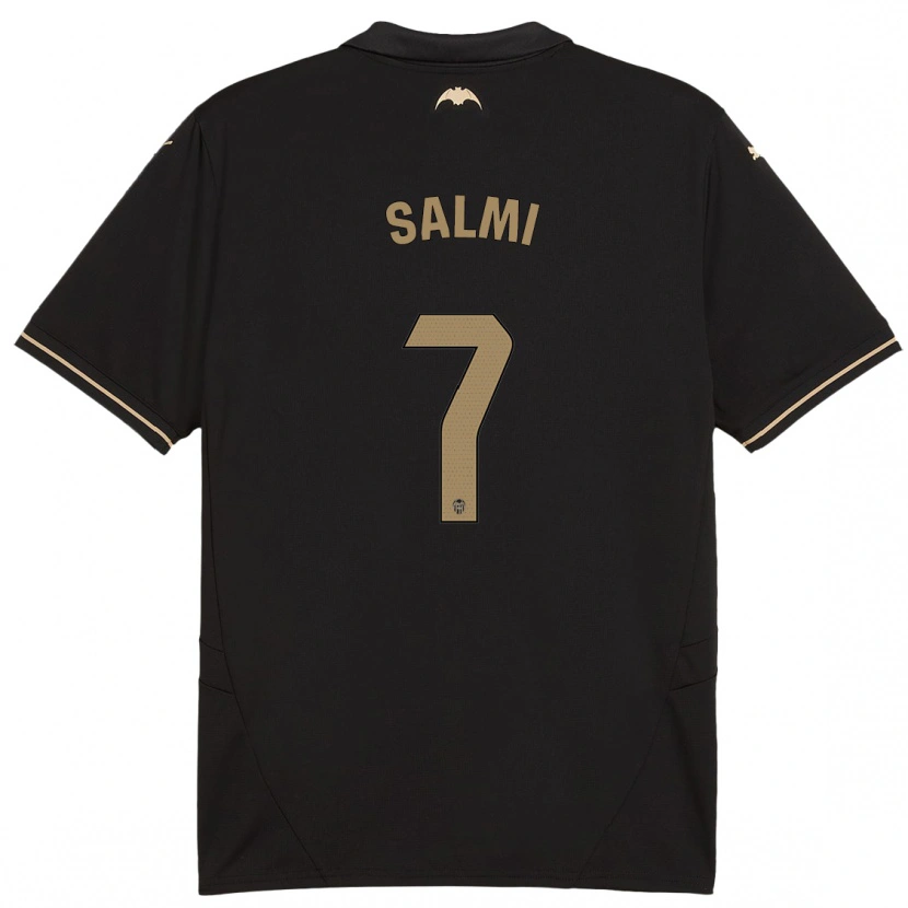 Danxen Men Iina Salmi #7 Black Away Jersey 2024/25 T-Shirt