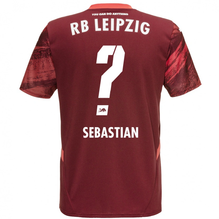 Danxen Men Jordy Sebastian #0 Burgundy Away Jersey 2024/25 T-Shirt