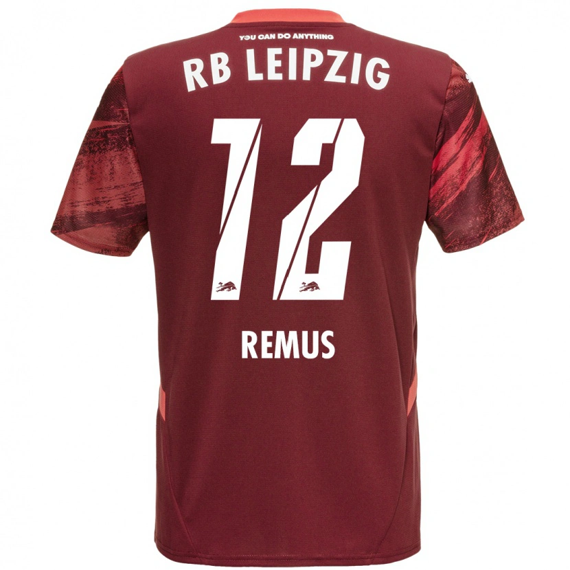 Danxen Men Niklas Remus #12 Burgundy Away Jersey 2024/25 T-Shirt