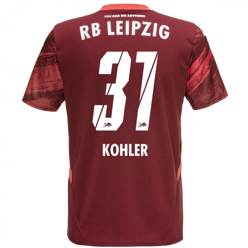 Danxen Men Tim Köhler #31 Burgundy Away Jersey 2024/25 T-Shirt