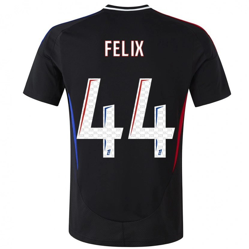 Danxen Men Marley Felix #44 Black Away Jersey 2024/25 T-Shirt