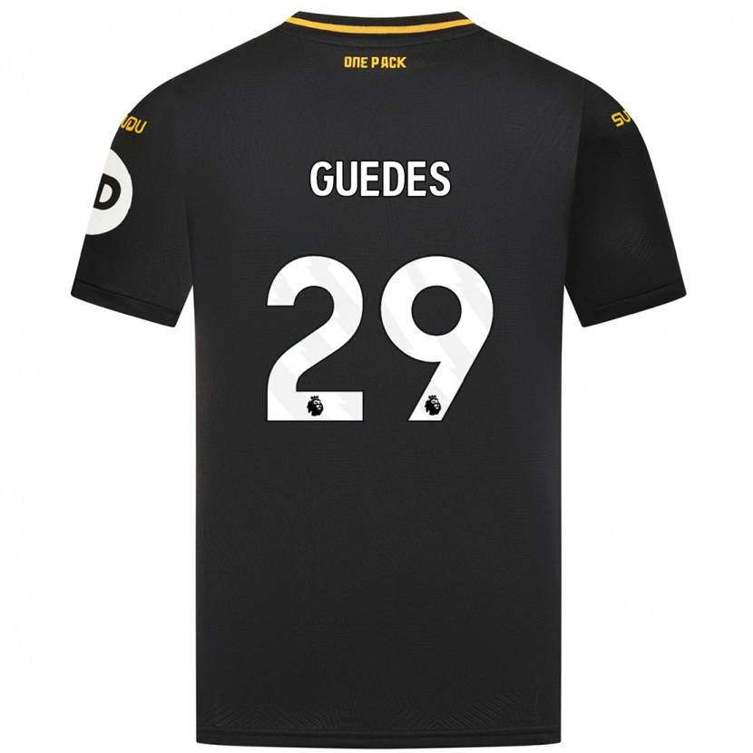 Danxen Men Gonçalo Guedes #29 Black Away Jersey 2024/25 T-Shirt