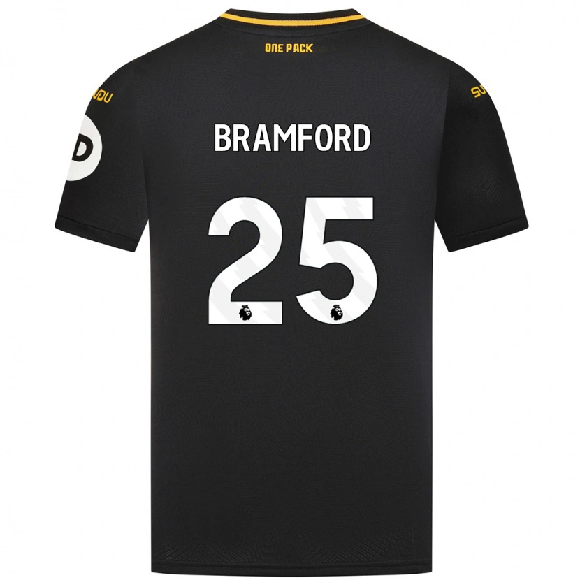 Danxen Men Sophie Bramford #25 Black Away Jersey 2024/25 T-Shirt