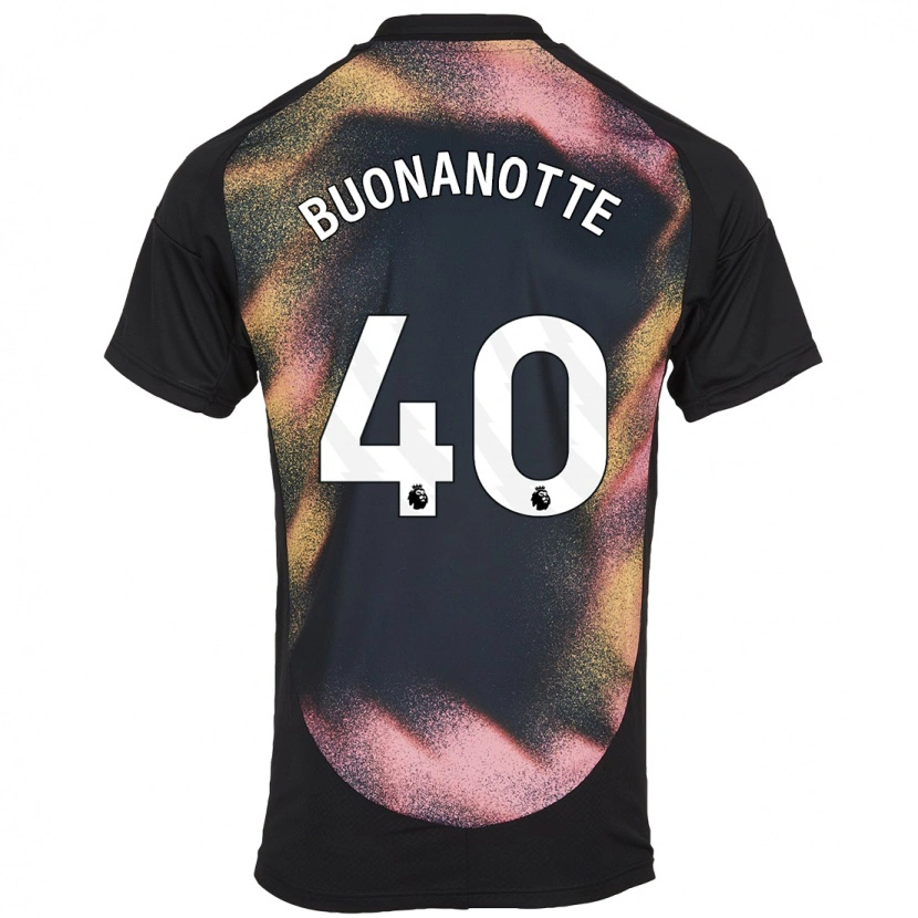 Danxen Men Facundo Buonanotte #40 Black White Away Jersey 2024/25 T-Shirt