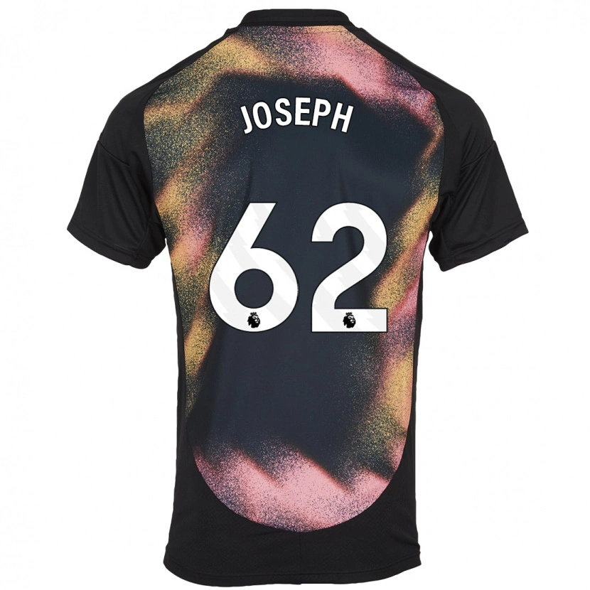 Danxen Men Jayden Joseph #62 Black White Away Jersey 2024/25 T-Shirt