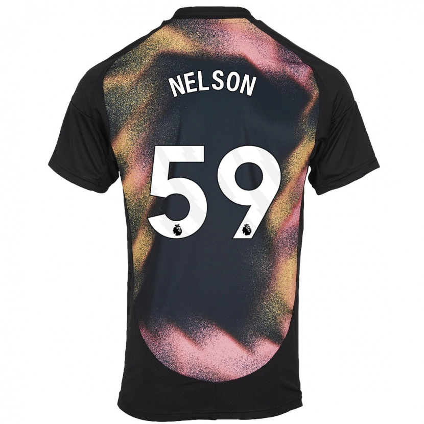 Danxen Men Ronny Nelson #59 Black White Away Jersey 2024/25 T-Shirt