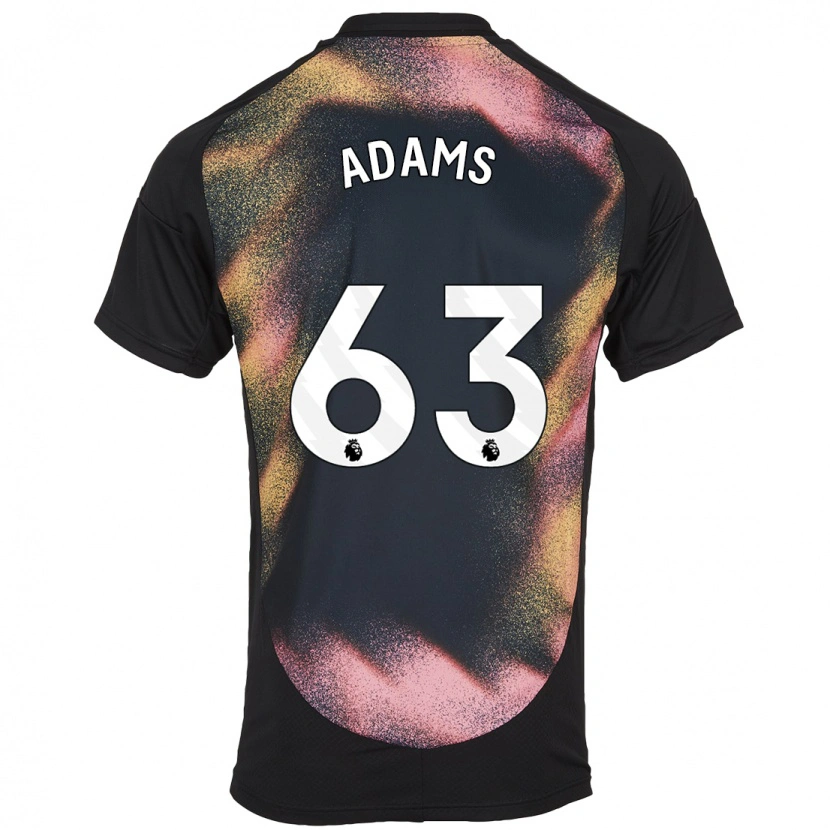 Danxen Men Bayli Spencer Adams #63 Black White Away Jersey 2024/25 T-Shirt