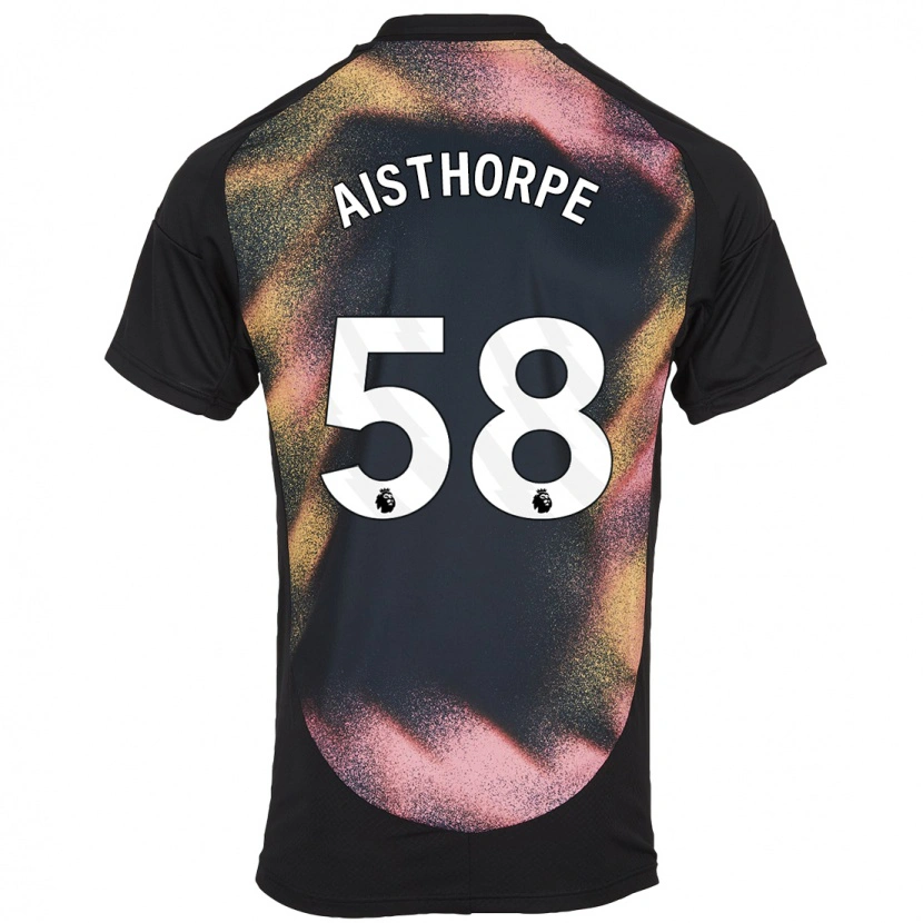 Danxen Men Bailey Aisthorpe #58 Black White Away Jersey 2024/25 T-Shirt