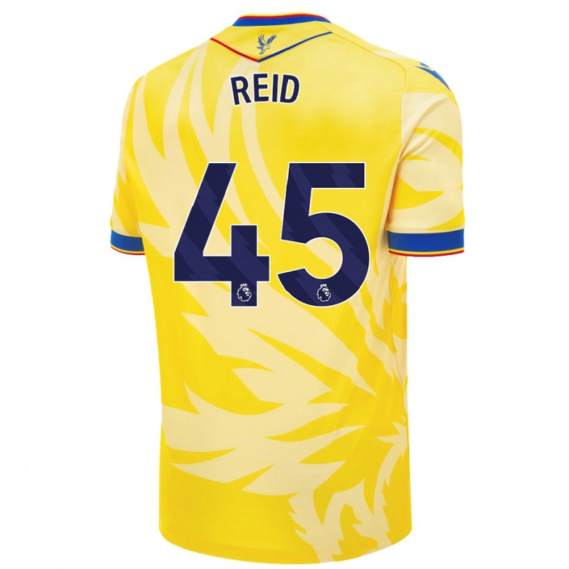 Danxen Men Dylan Reid #45 Yellow Away Jersey 2024/25 T-Shirt