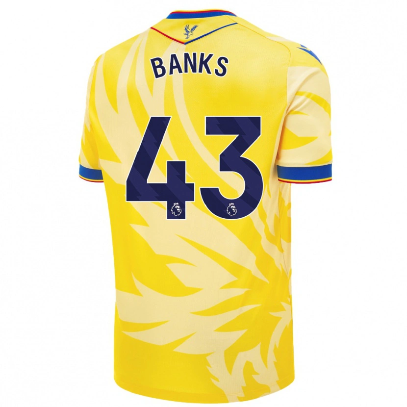 Danxen Men Scott Banks #43 Yellow Away Jersey 2024/25 T-Shirt