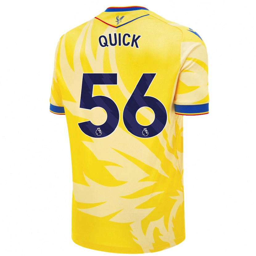 Danxen Men Daniel Quick #56 Yellow Away Jersey 2024/25 T-Shirt