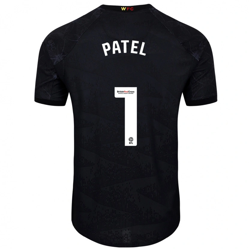 Danxen Men Safia Middleton-Patel #1 Black White Away Jersey 2024/25 T-Shirt