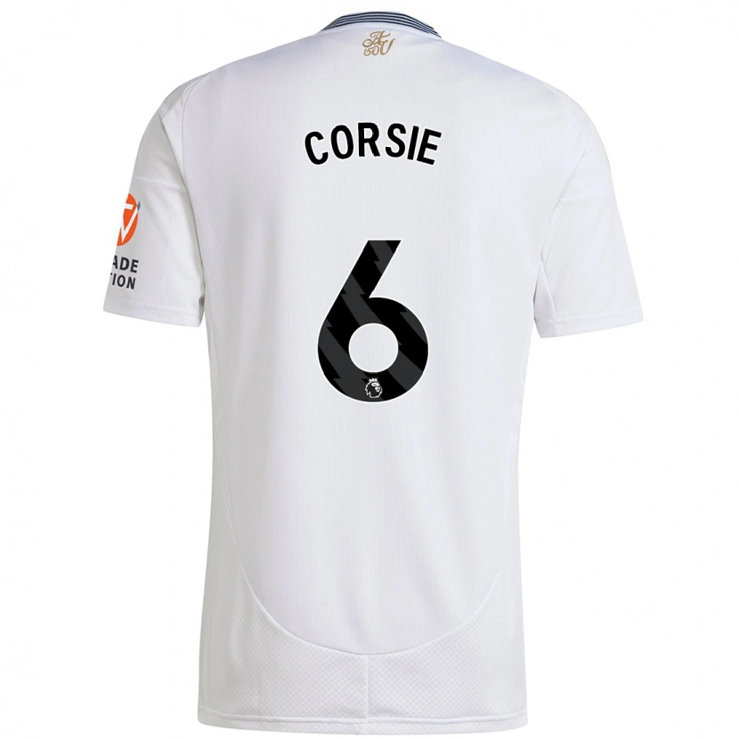 Danxen Men Rachel Corsie #6 White Away Jersey 2024/25 T-Shirt